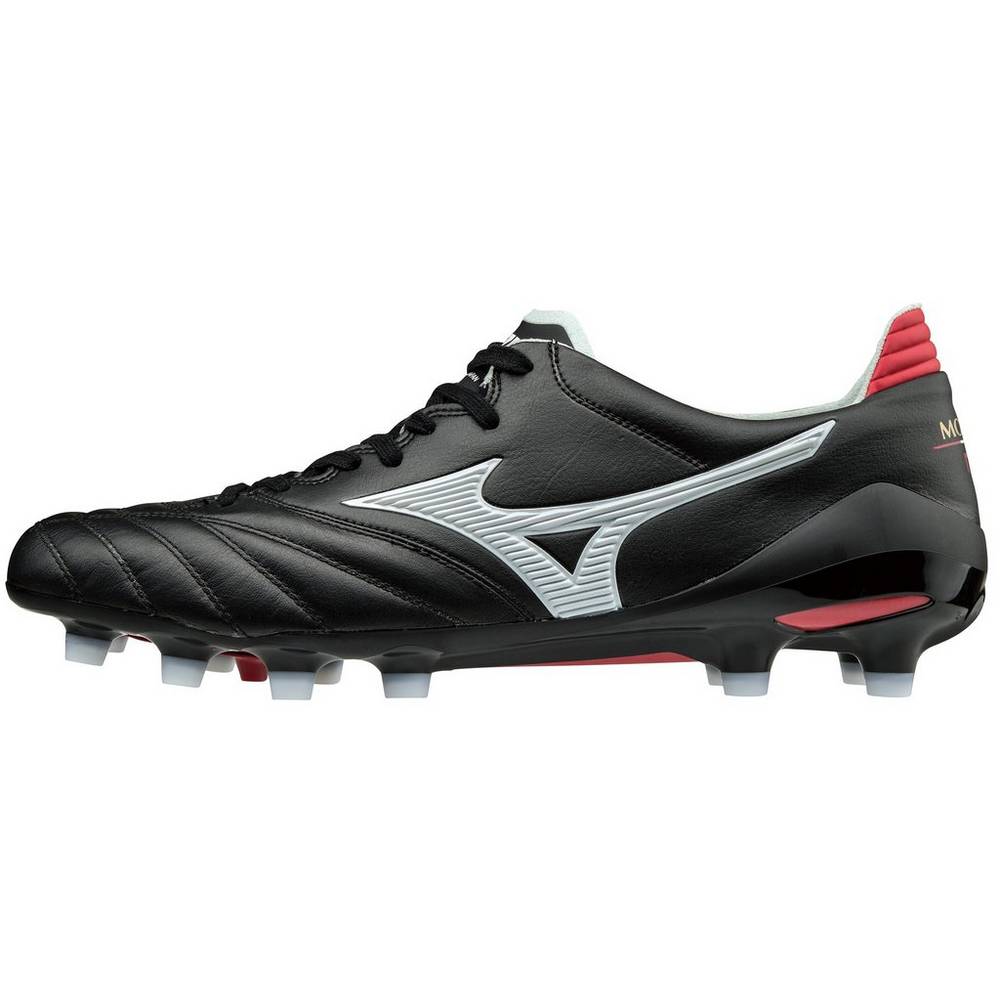 Panske Kopačky Mizuno Morelia Neo II Made in Japan Čierne/Biele Vypredaj RVJN32874